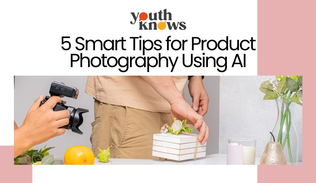 Product photography using AI