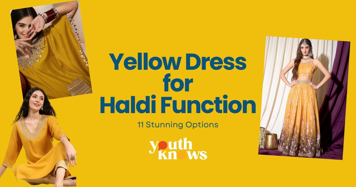 Haldi Function Color Code Yellow Dress for Haldi Function: 11 Stunning Options