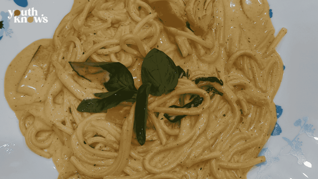 Healthy white sauce pasta recipe