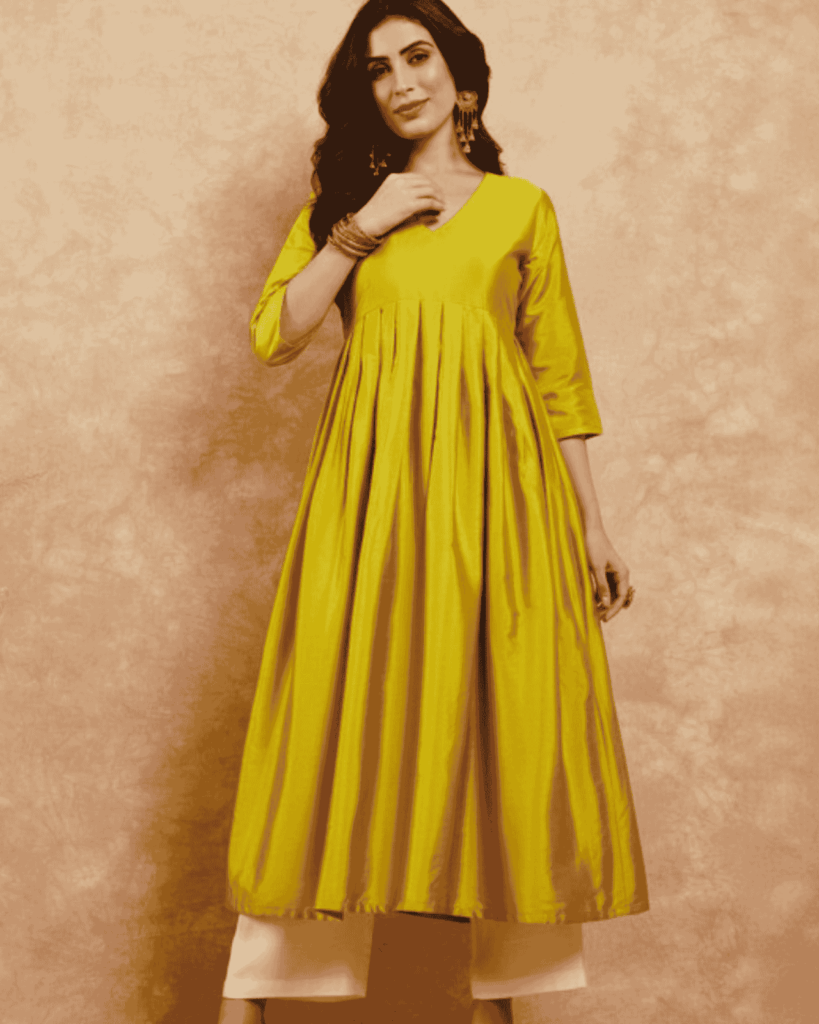 Yellow Dress for Haldi Under 500 Rupees